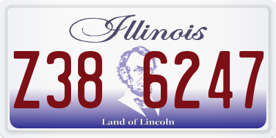 IL license plate Z386247
