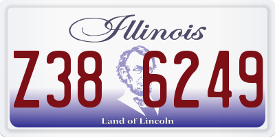 IL license plate Z386249