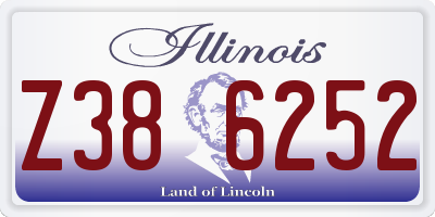 IL license plate Z386252