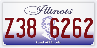 IL license plate Z386262