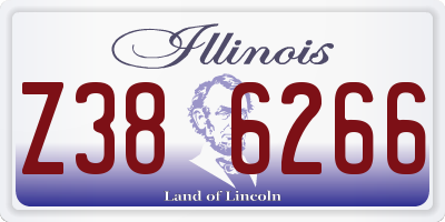 IL license plate Z386266
