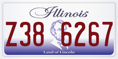 IL license plate Z386267