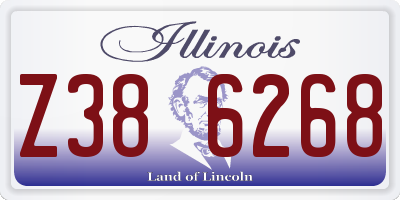IL license plate Z386268