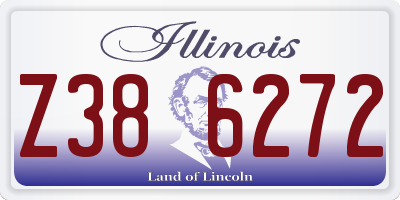 IL license plate Z386272