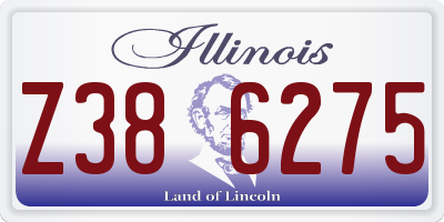 IL license plate Z386275