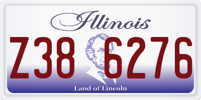 IL license plate Z386276