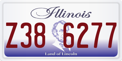 IL license plate Z386277