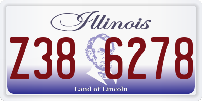 IL license plate Z386278