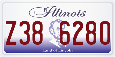 IL license plate Z386280