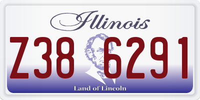IL license plate Z386291