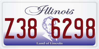 IL license plate Z386298