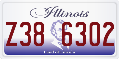 IL license plate Z386302
