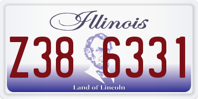 IL license plate Z386331