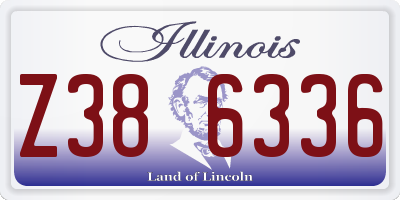 IL license plate Z386336