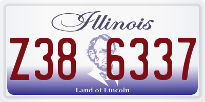 IL license plate Z386337