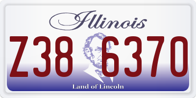 IL license plate Z386370