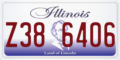 IL license plate Z386406