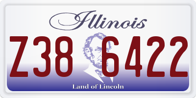 IL license plate Z386422