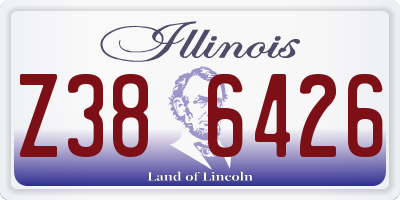 IL license plate Z386426