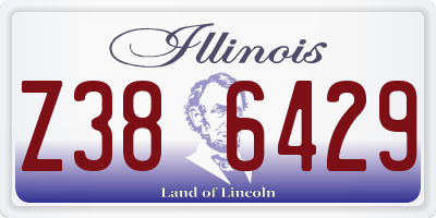 IL license plate Z386429