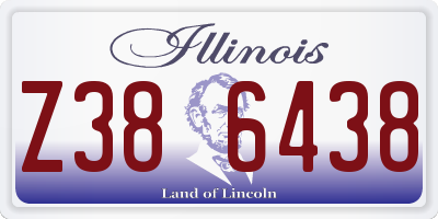 IL license plate Z386438
