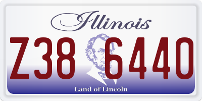 IL license plate Z386440