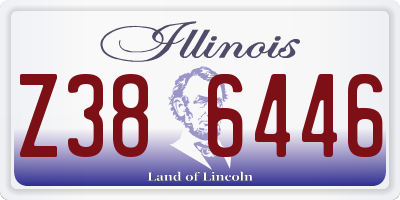 IL license plate Z386446