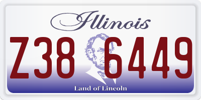 IL license plate Z386449