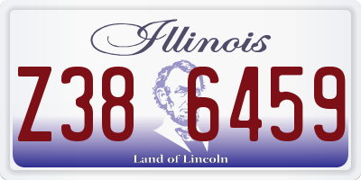 IL license plate Z386459