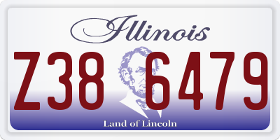 IL license plate Z386479