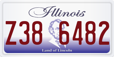 IL license plate Z386482
