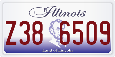 IL license plate Z386509