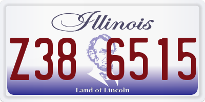 IL license plate Z386515