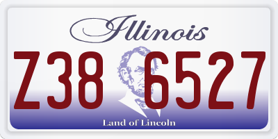 IL license plate Z386527