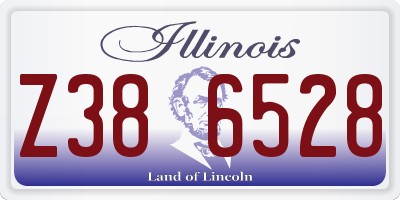 IL license plate Z386528