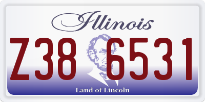 IL license plate Z386531