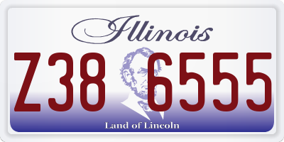 IL license plate Z386555