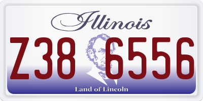 IL license plate Z386556