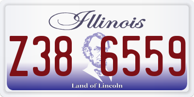 IL license plate Z386559