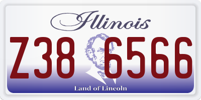 IL license plate Z386566