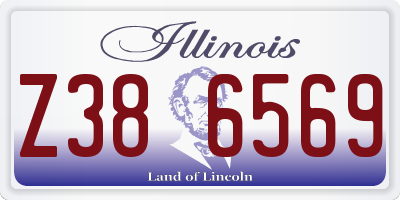 IL license plate Z386569
