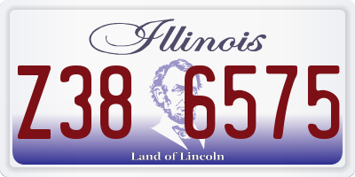 IL license plate Z386575