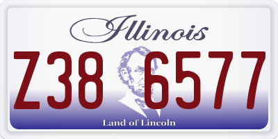 IL license plate Z386577