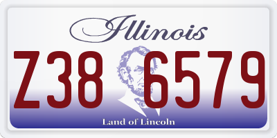 IL license plate Z386579