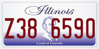 IL license plate Z386590