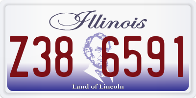 IL license plate Z386591