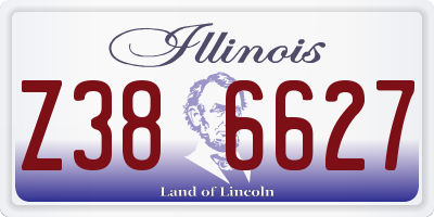 IL license plate Z386627