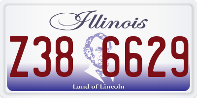 IL license plate Z386629