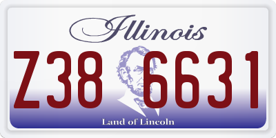 IL license plate Z386631