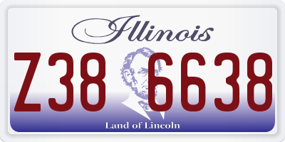 IL license plate Z386638